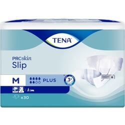 Eine Packung TENA Proskin Slip Windeln in Größe M.