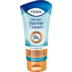 Eine Tube von TENA Hautschutzcreme mit 150 ml Inhalt.