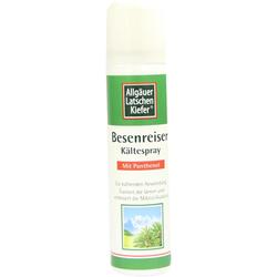 Eine Sprühdose mit Aufschrift "Besenreiser Kältespray, Mit Panthenol".