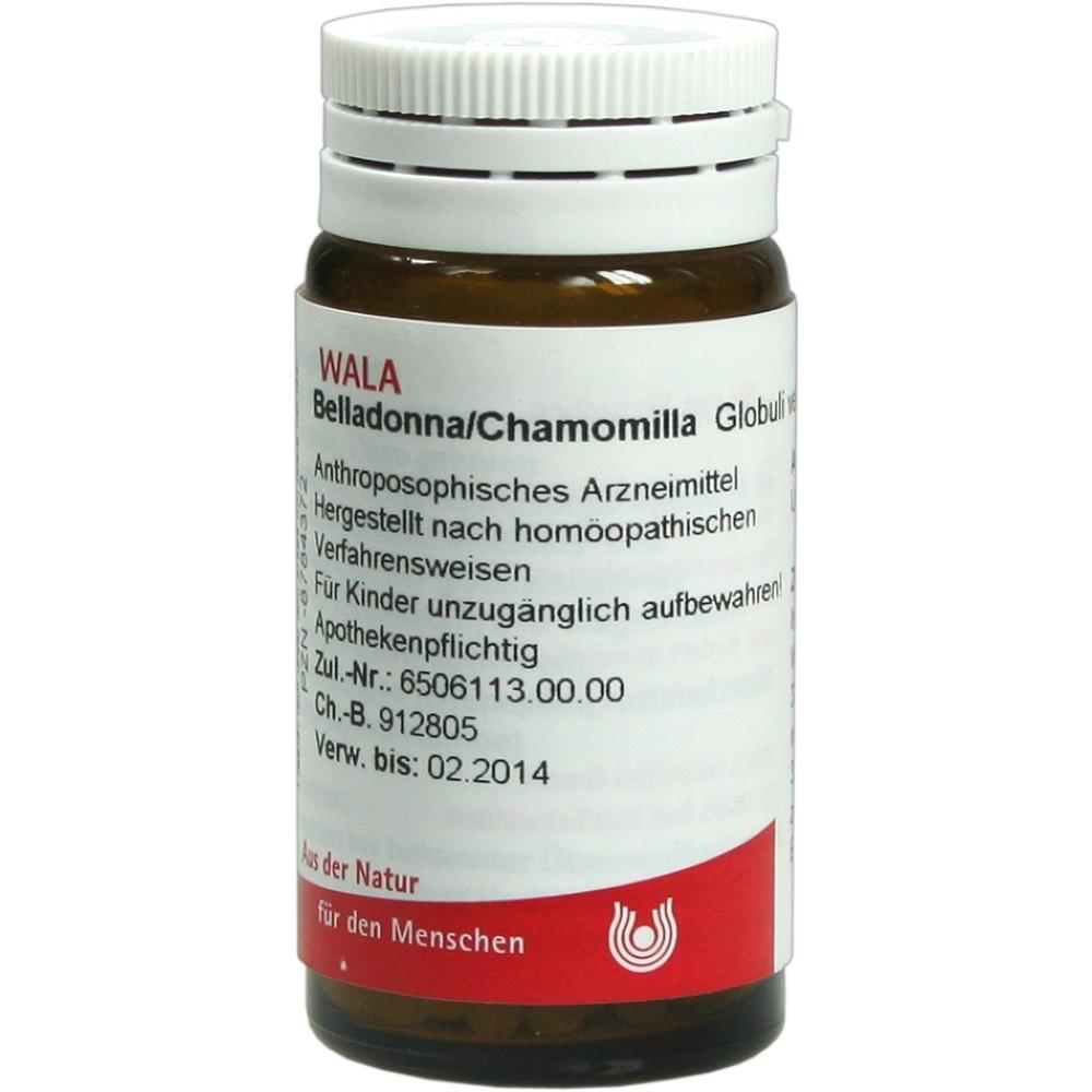 Braune Flasche mit weißem Etikett und roter Schrift für homöopathisches Mittel.